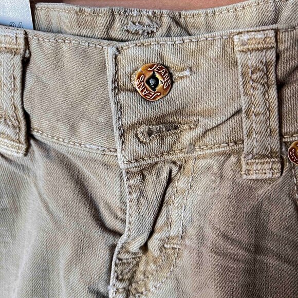 Zara Trafaluc TRF 'Denim Rules' BNWT Skinny Women's Jean Size 2 Tan - Picture 2 of 13